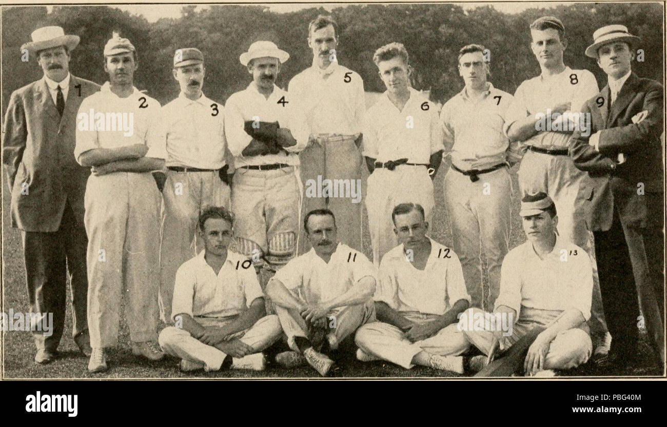 1556 Spalding ufficiale della guida di cricket; con il quale è incorporata la American cricket annuale (1914) (14740696006) Foto Stock