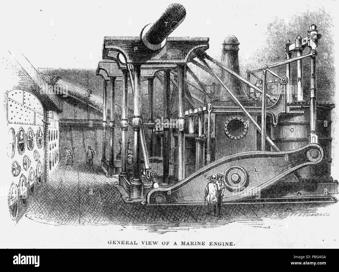 1561 SS Humboldt camera motore Foto Stock