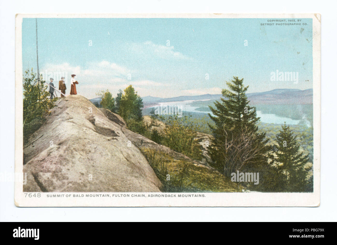 1584 Vertice, Bald Mountain, Fulton Catena, N.Y (NYPL b12647398-66541) Foto Stock