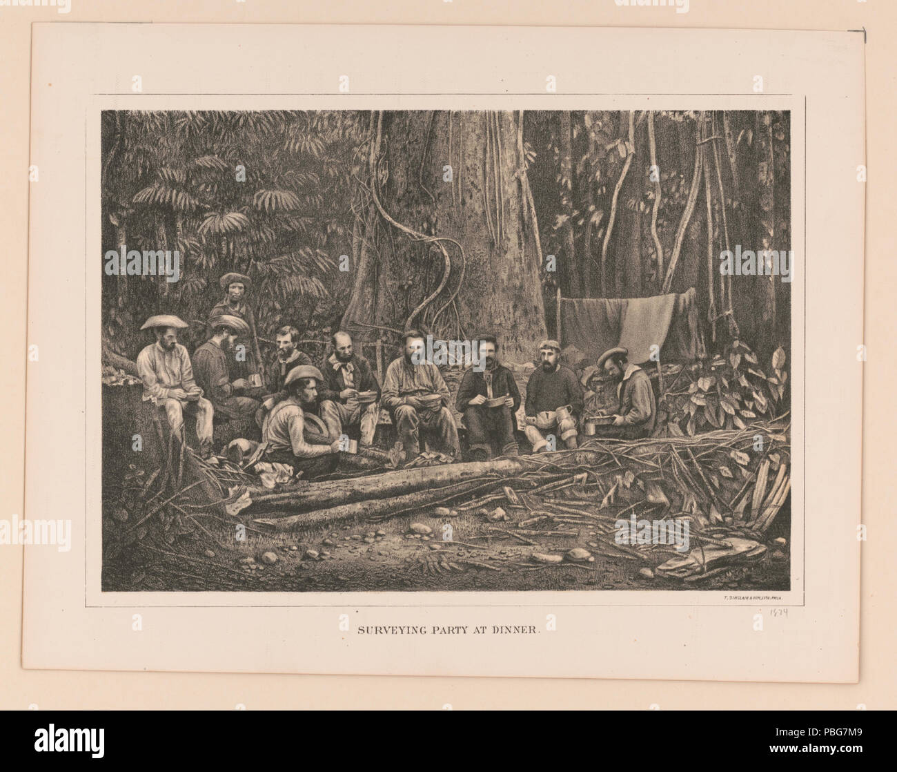 1588 partito topografico a cena LCCN2003662385 Foto Stock