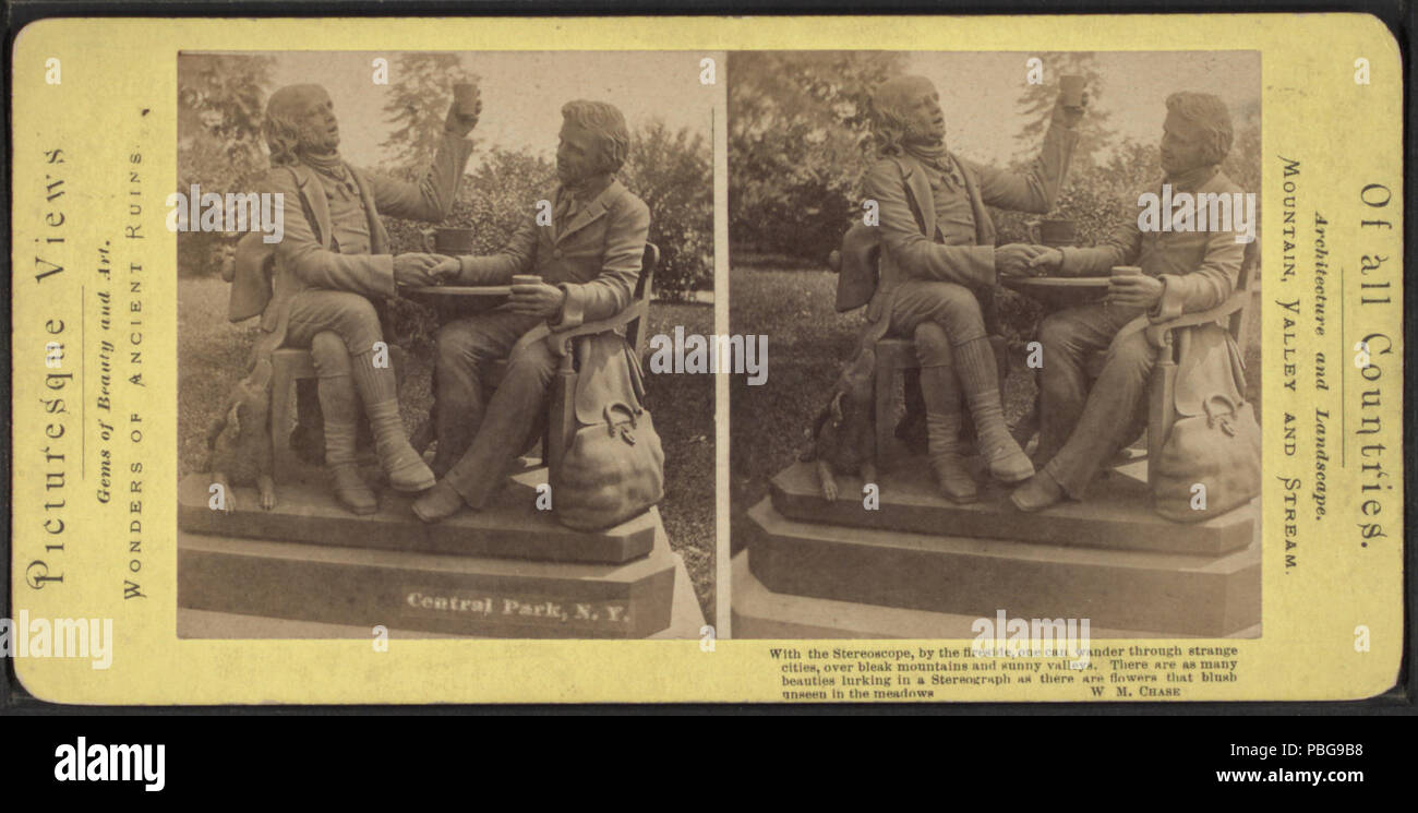 1599 Tam o'shanter &AMP; Souter Johnnie, Central Park, N.Y, da Chase, W. M. (William M.), ca. 1818-1901 Foto Stock