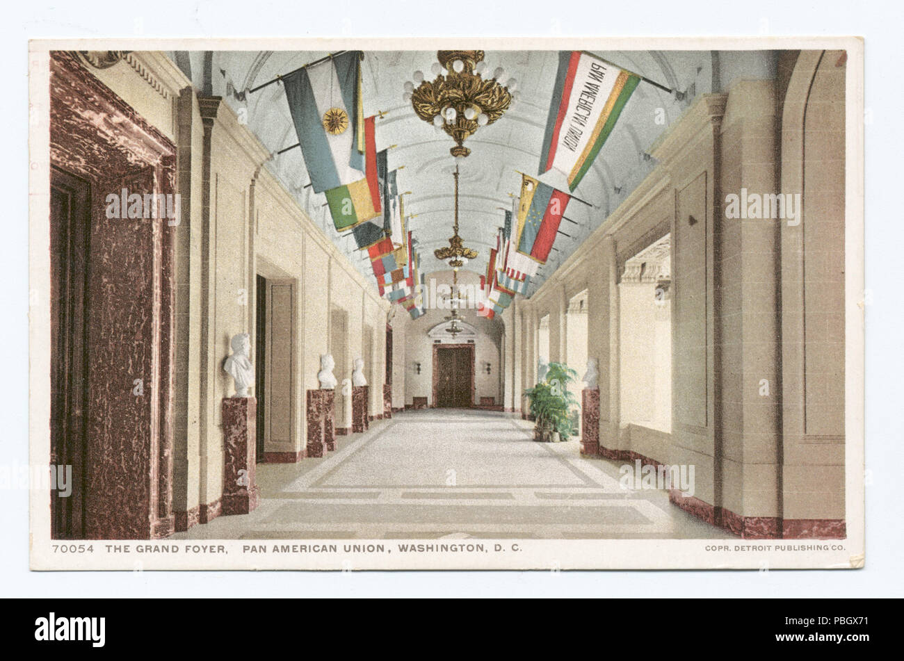 1640 Il Grand Hall, Pan American Union, Washington, D. C (NYPL b12647398-73796) Foto Stock