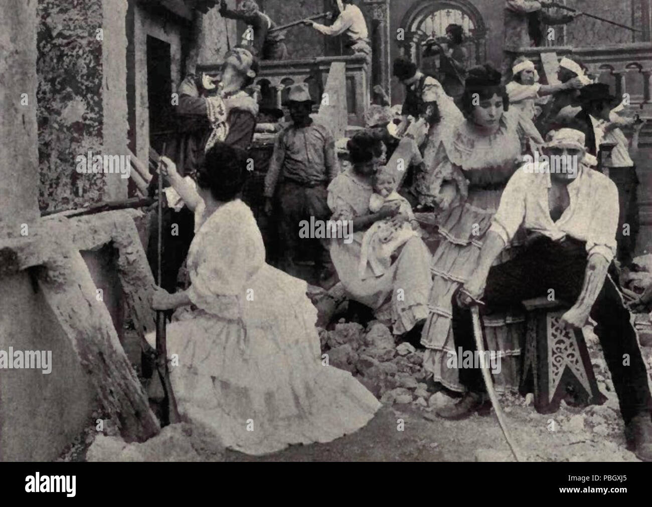 1645 L'Immortale Alamo (1911) Foto Stock