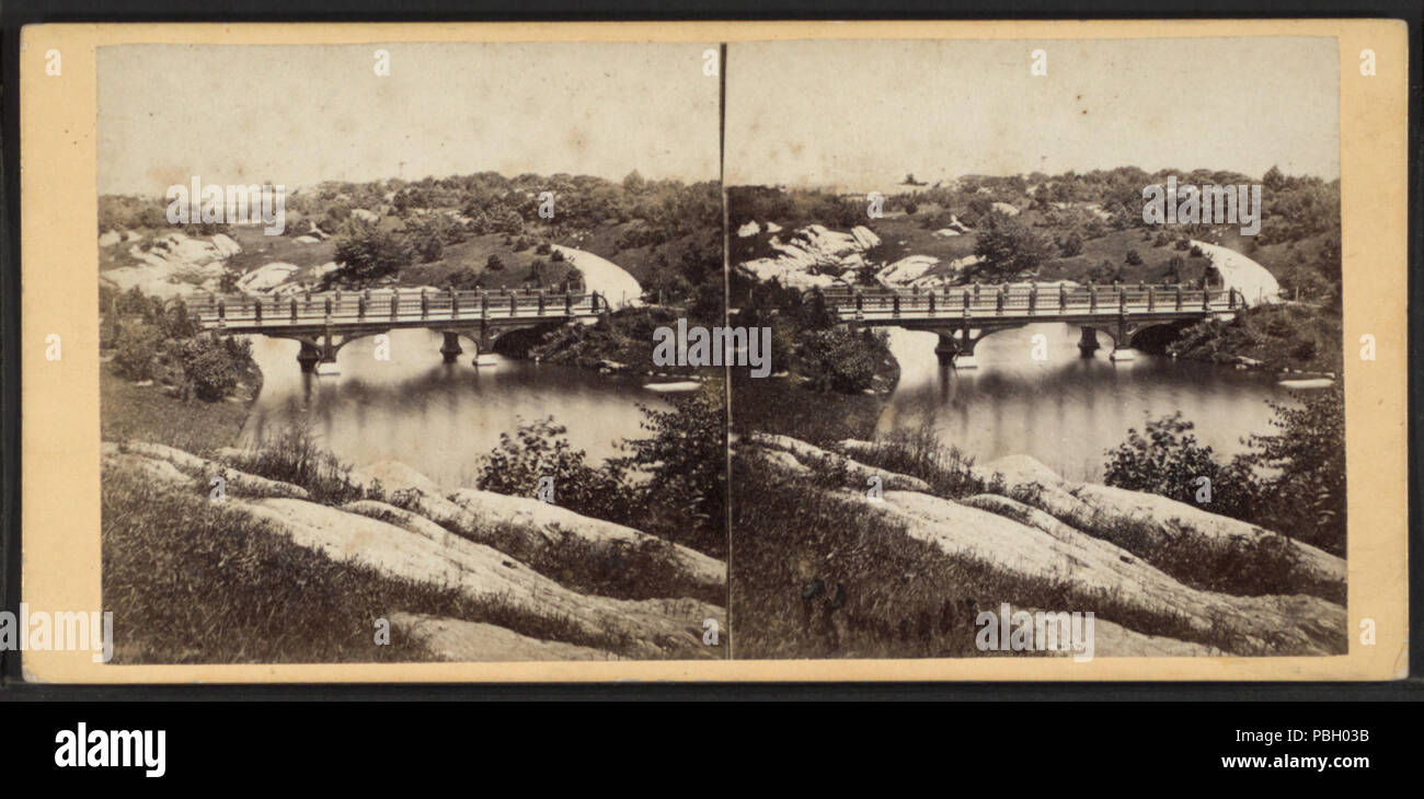 1660 Il ponte in legno di quercia, da T. C. Roche Foto Stock