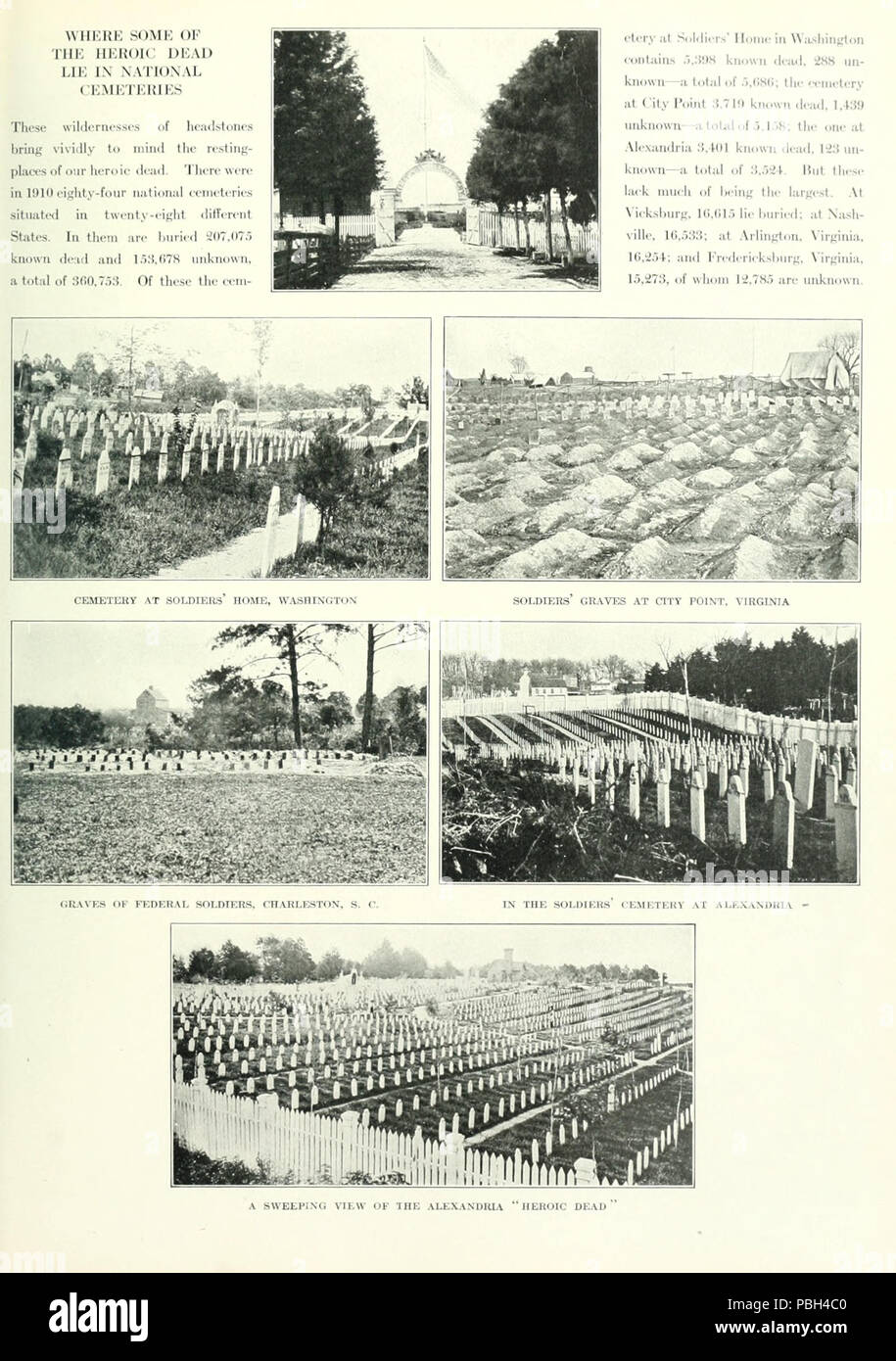 1681 La storia fotografica della guerra civile volume 09 pagina 286 Foto Stock