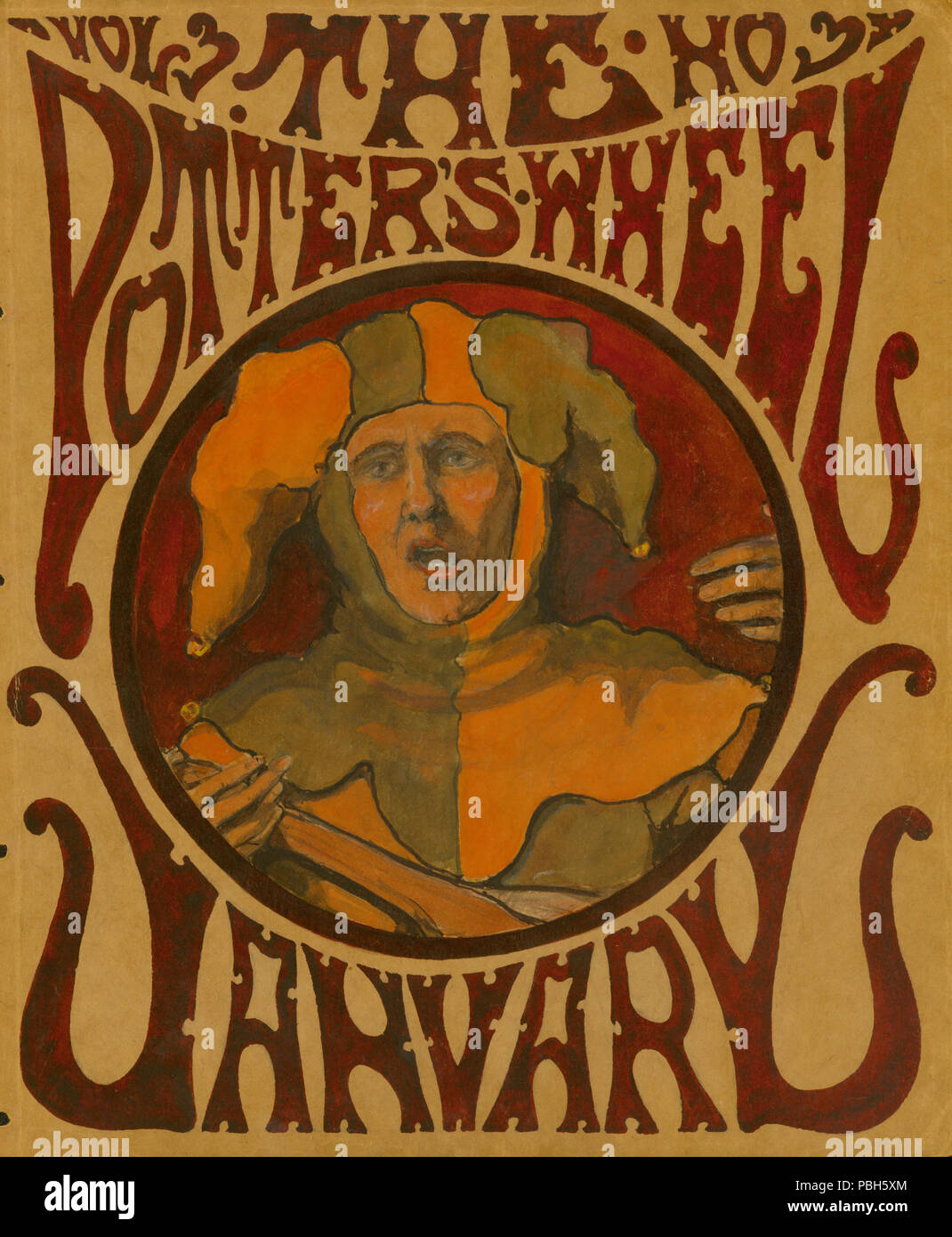 1689 Il Tornio del vasaio, Volume 3, numero 3, Gennaio 1907 Foto Stock