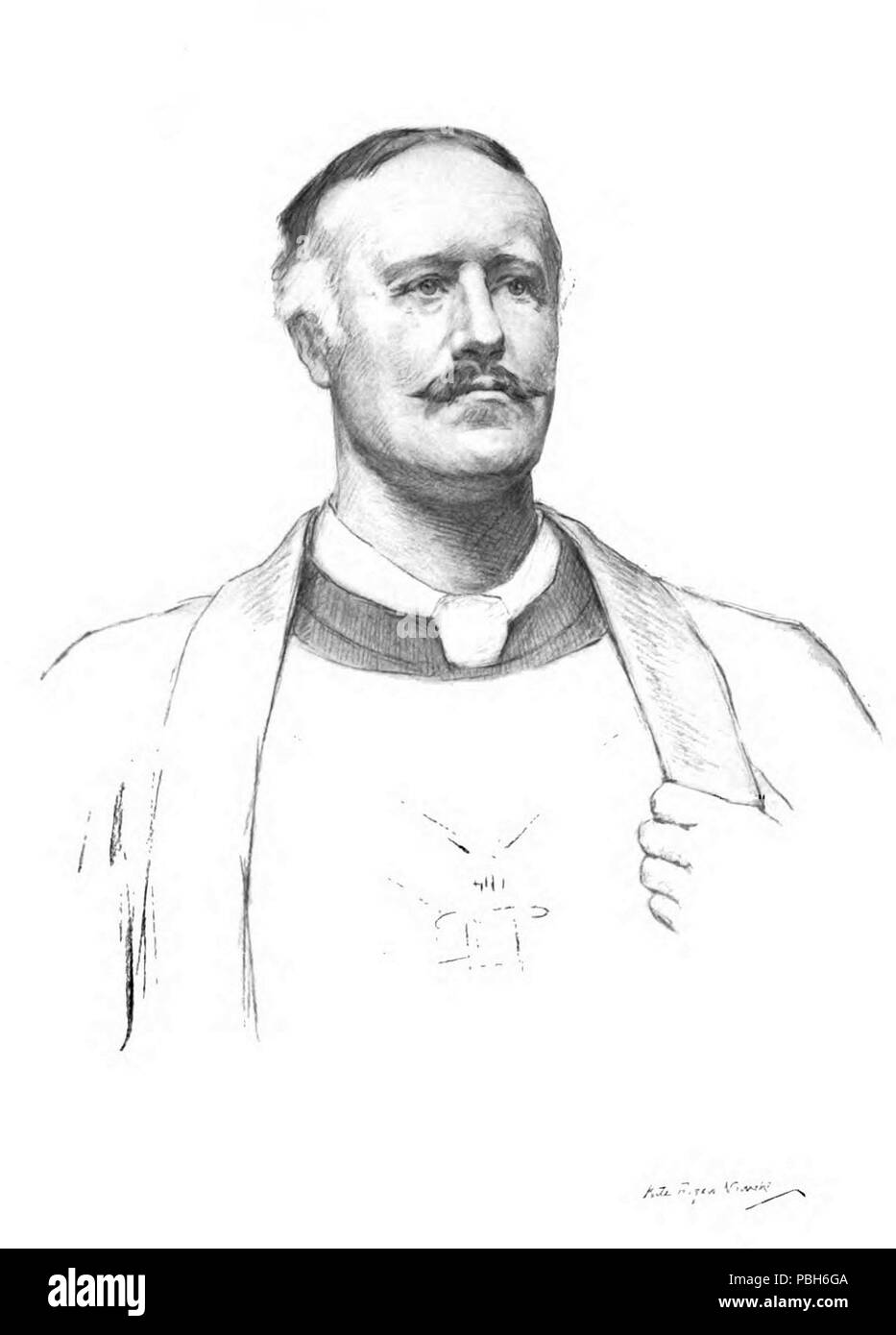 1693 Il Rev. Il dott. W. S. Rainsford Foto Stock