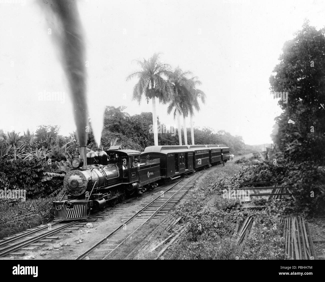 Pan American divisione della Ferrovia Centrale, Guatemala c 1920 Foto Stock