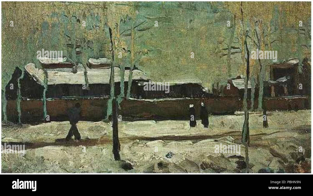 1715 La-vecchi stazione-a-eindhoven-1885 Foto Stock