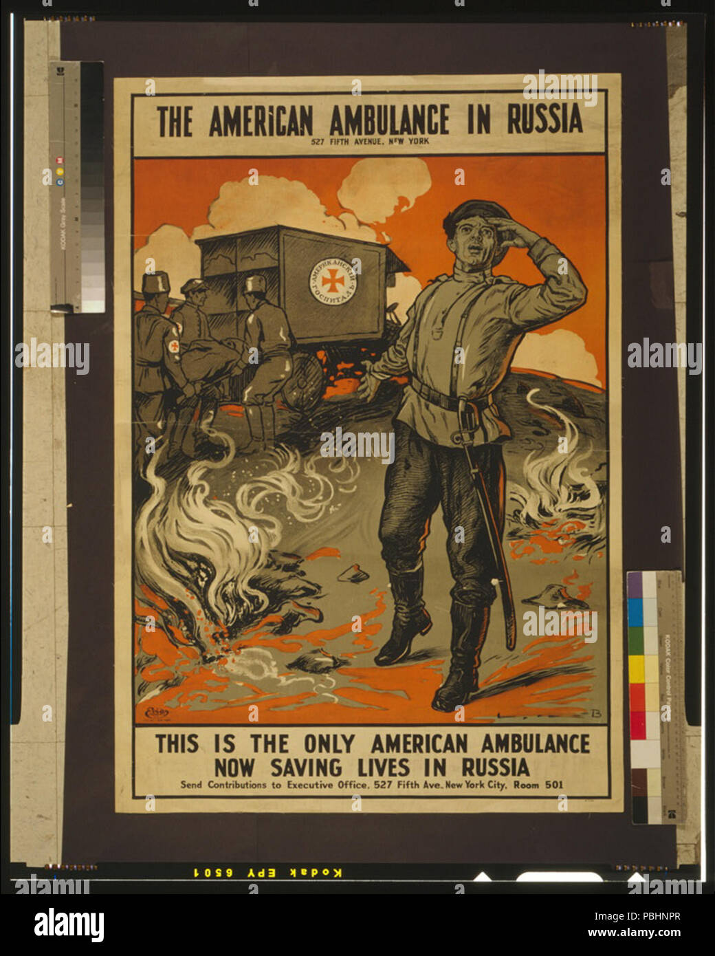 1719 Questo è l'unico americano ambulanza ora salvare vite umane in Russia LCCN00652169 Foto Stock