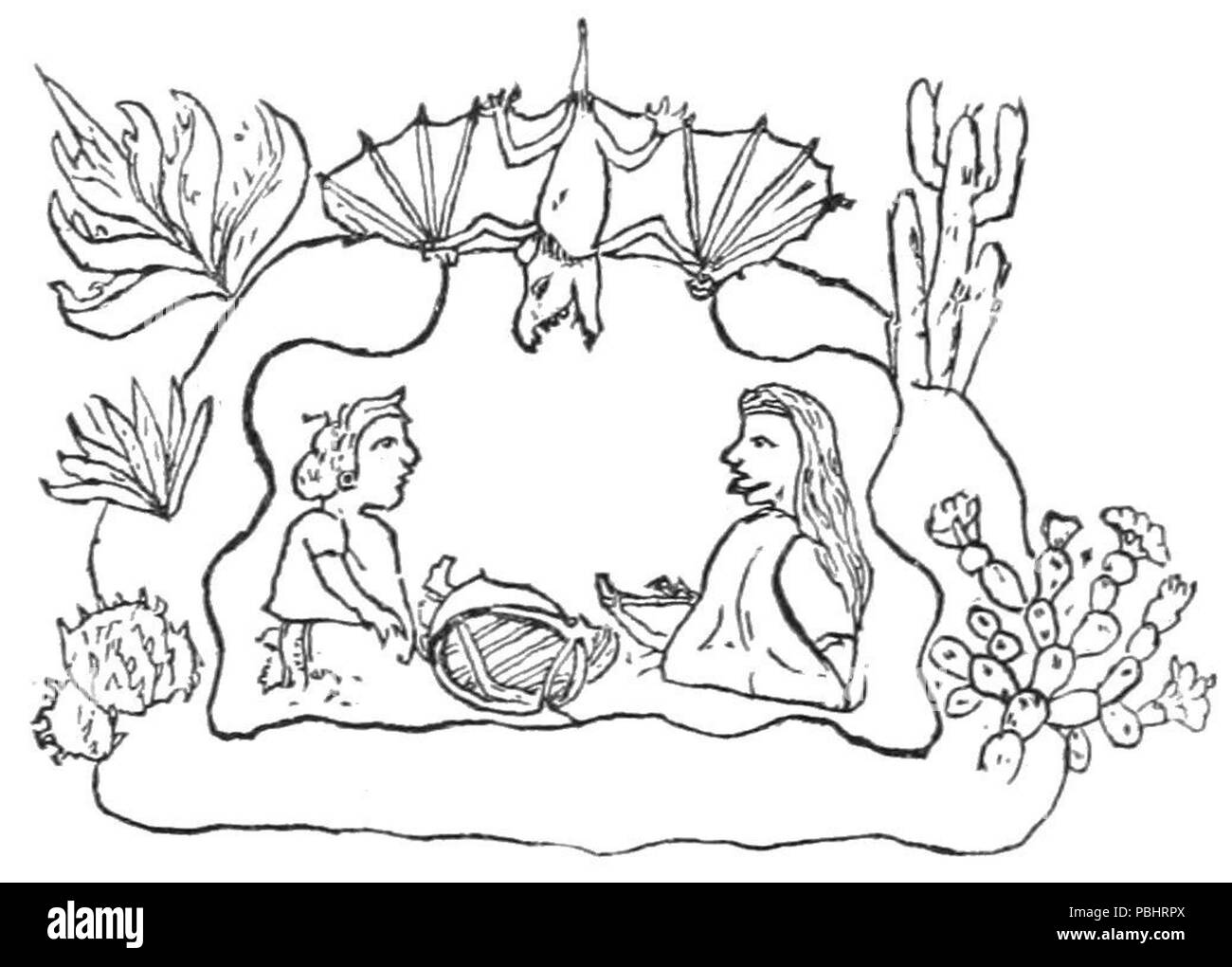 1753 TLM D324 la grotta periodo Foto Stock