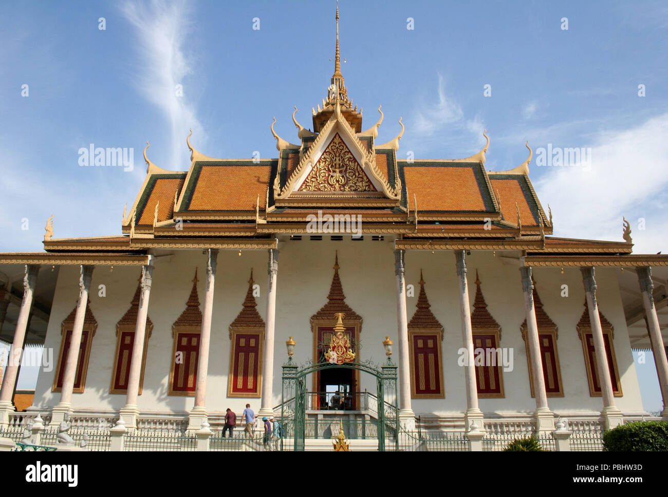 Il Palazzo Reale di Phnom Penh, Cambogia Foto Stock