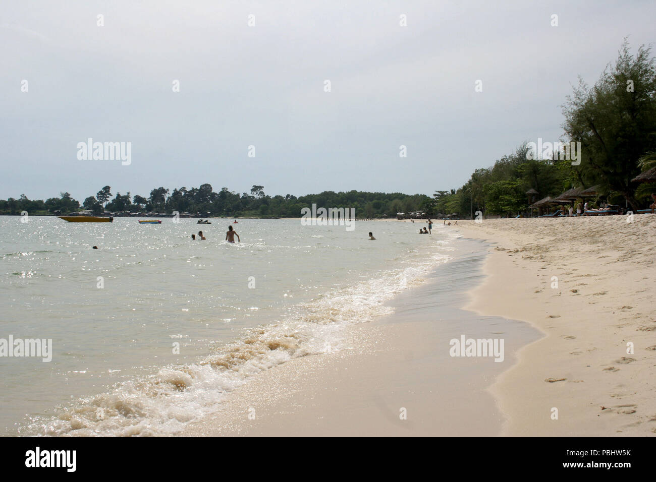 Otres Spiaggia, Cambogia Foto Stock
