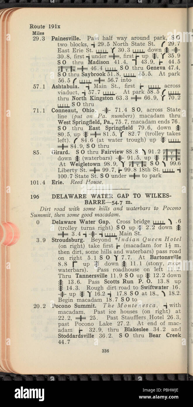 1766 Tour Prenota (NYPL b13679865-5090790) Foto Stock