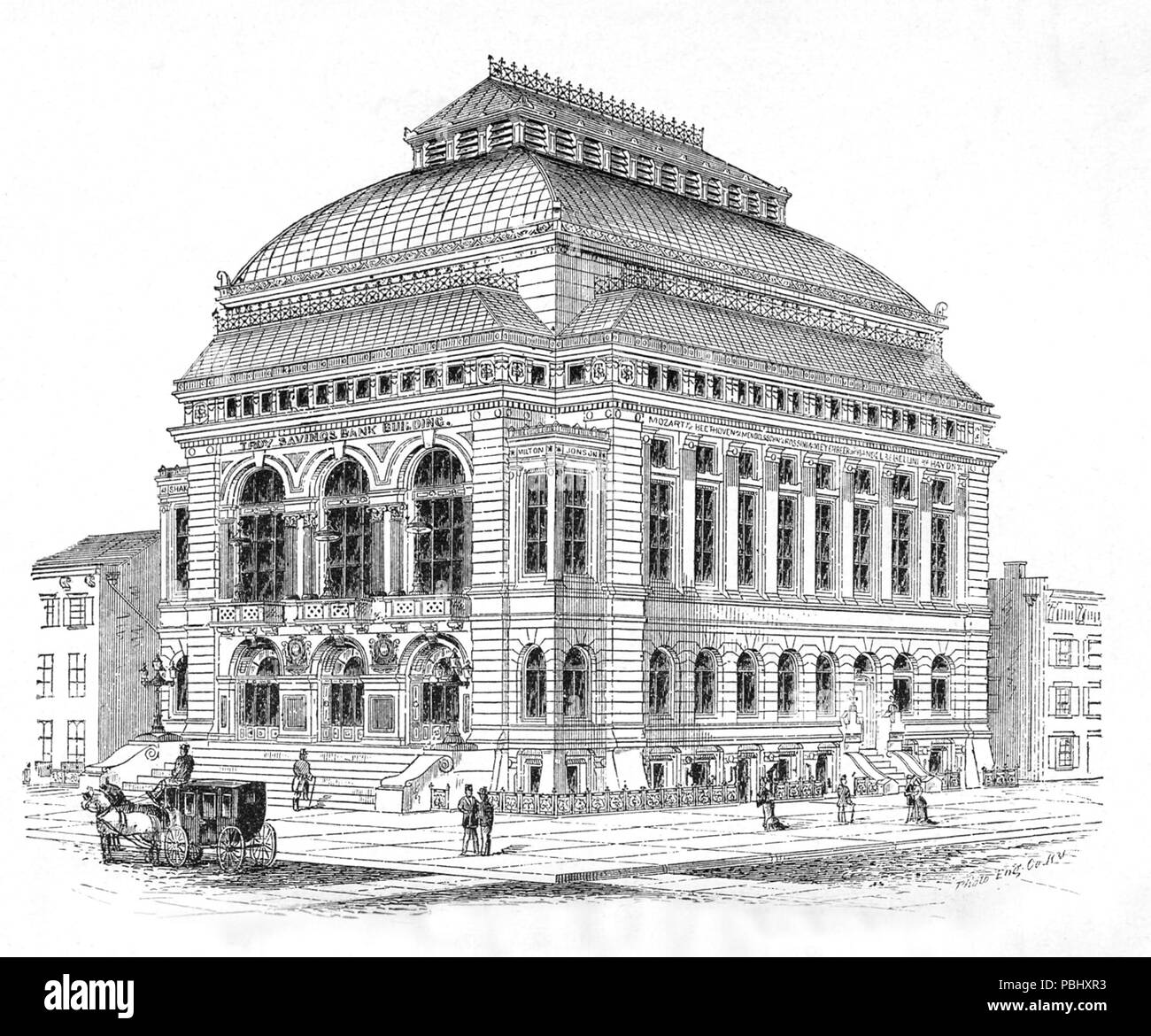 1775 Troy Savings Bank Foto Stock
