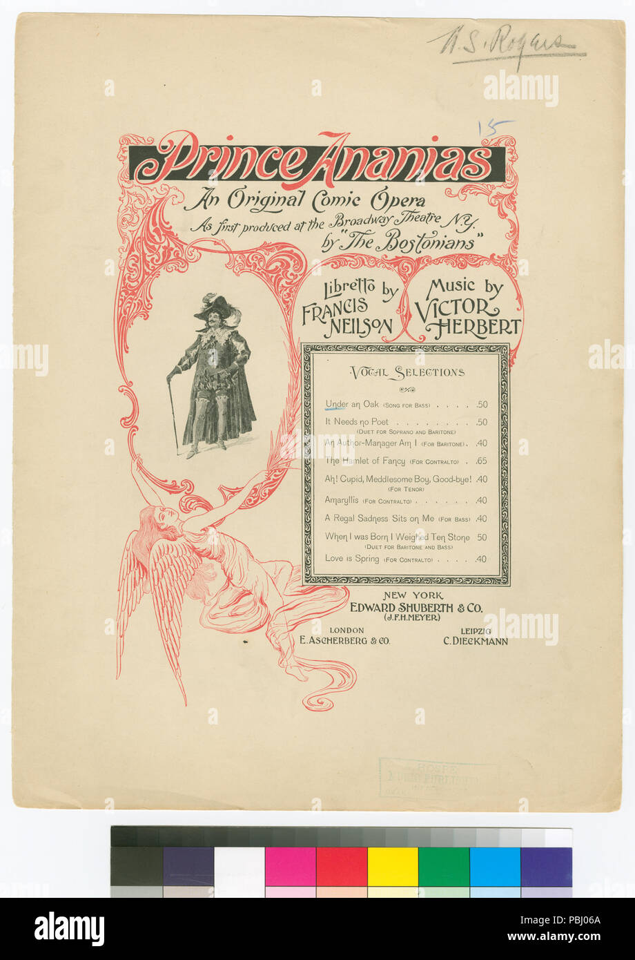 1788 sotto una quercia (NYPL ADE-454425-1166840) Foto Stock