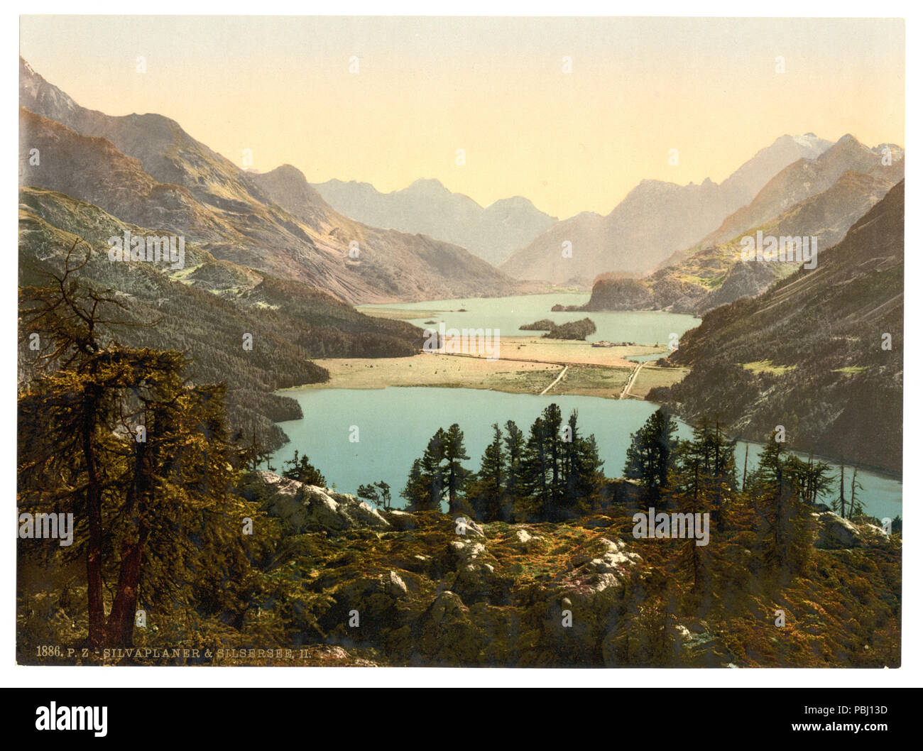 1795 Alta Engadina, Silvaplana, II., Grigioni, Svizzera-LCCN2001702492 Foto Stock