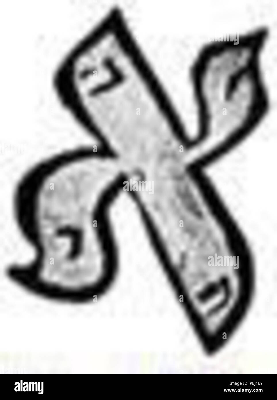 1797 V03P476004 Cabala Foto Stock