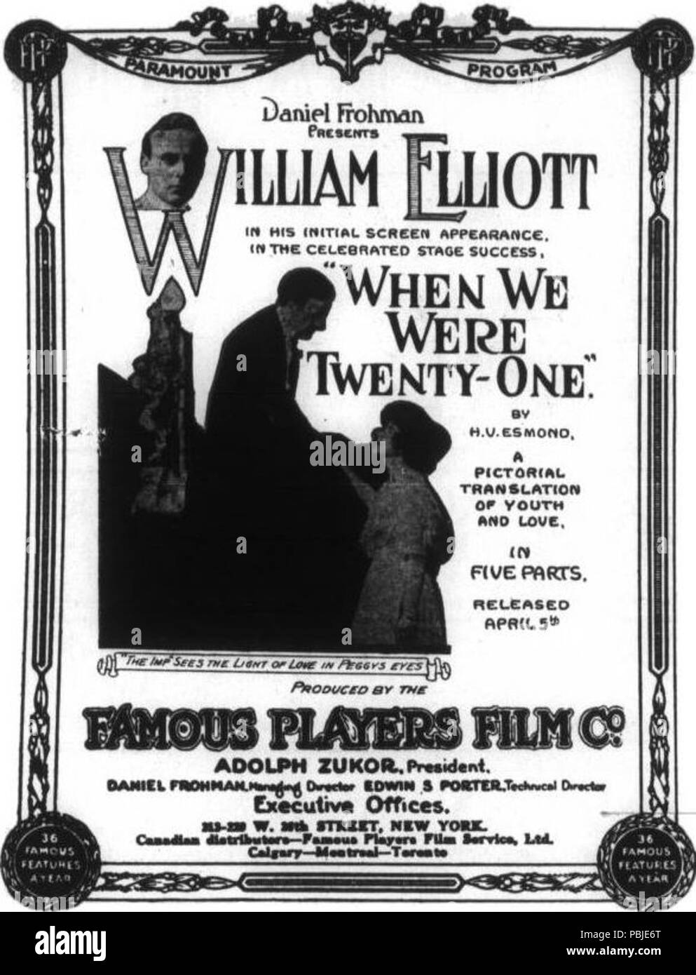 1847 Quando eravamo Twenty-One (1915) - 1 Foto Stock