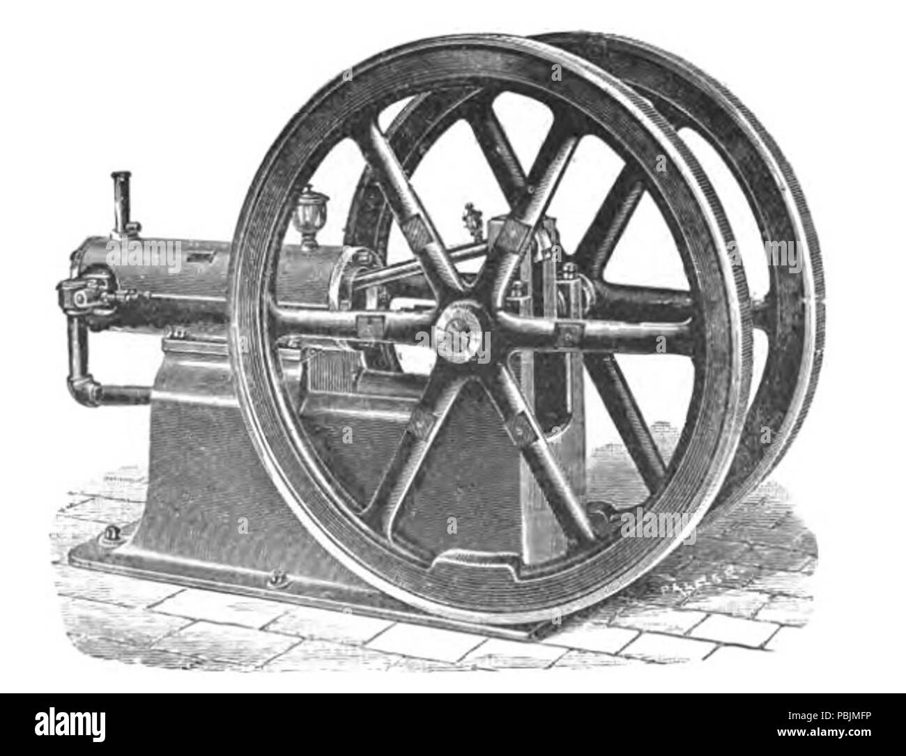 1849 Bianco e Middleton motore Foto Stock