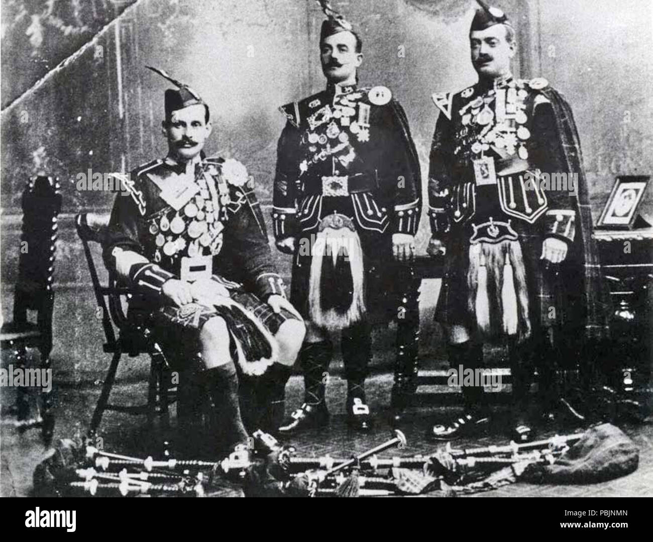 1860 Willie Ross, G. S. McLennan, John MacDonald Foto Stock