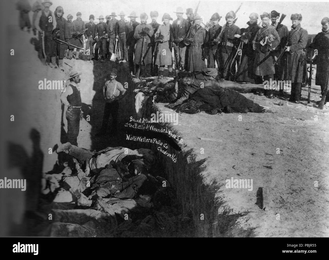 1872 Woundedknee1891 Foto Stock