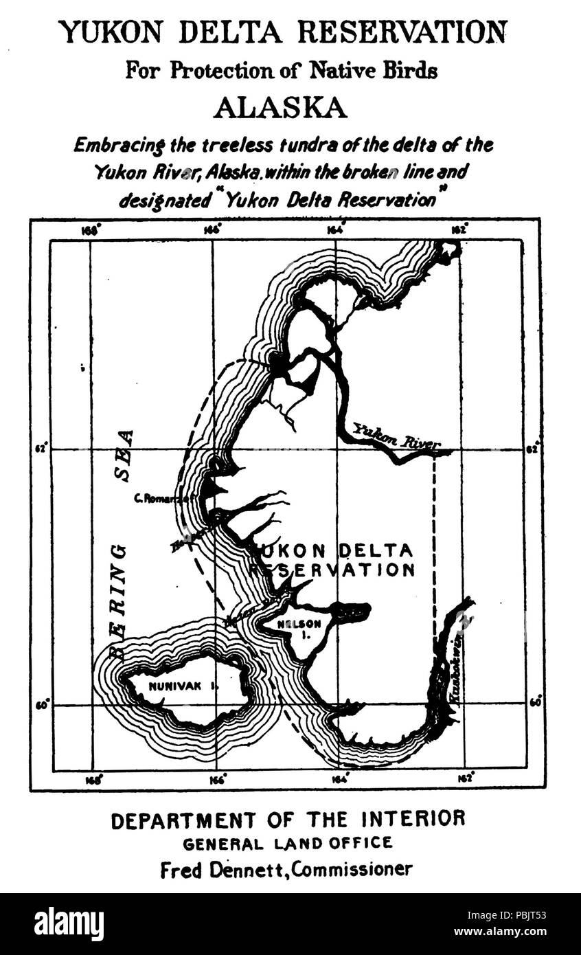 1879 Yukon prenotazione Delta EO 1041 illustrazione Foto Stock