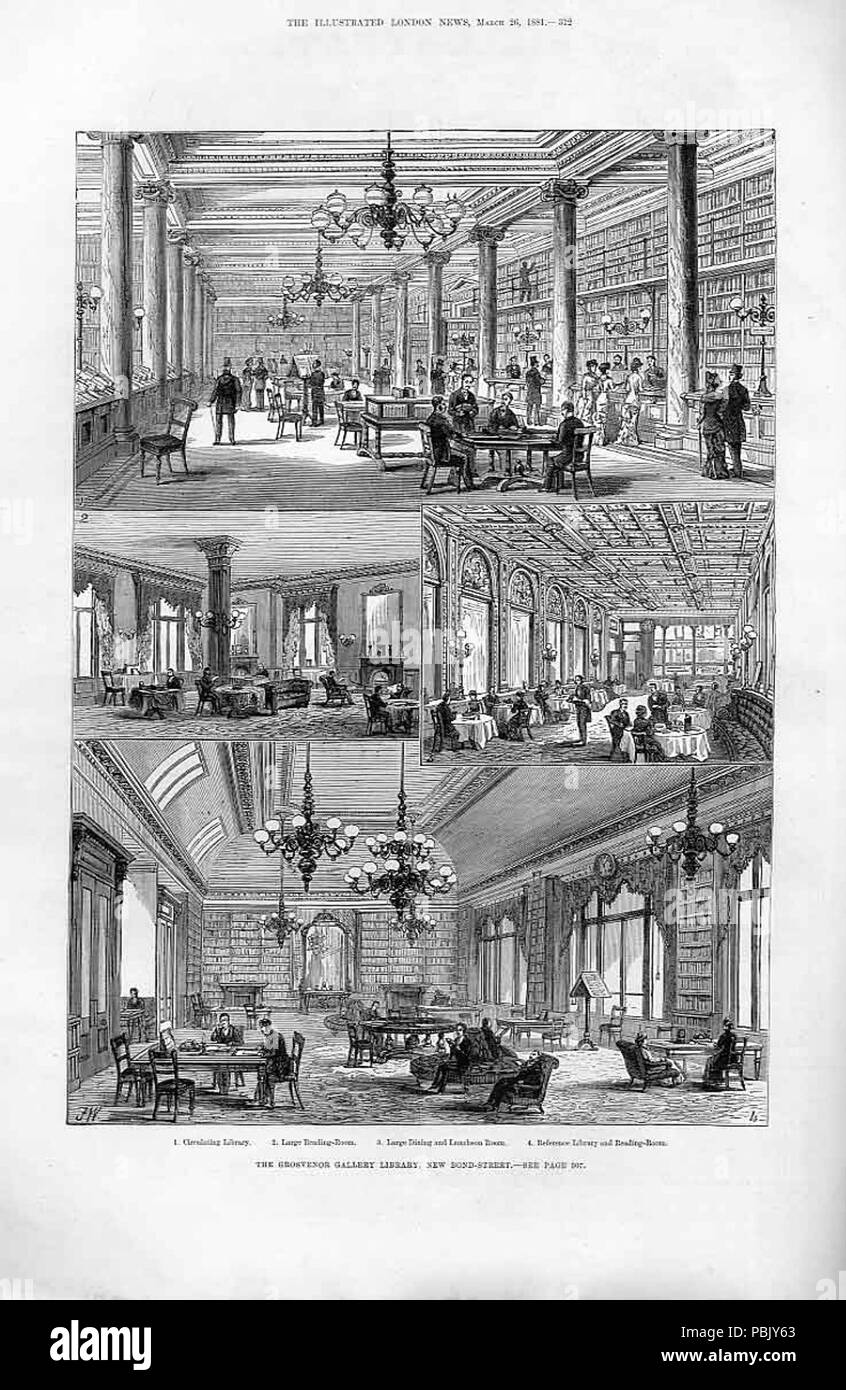 731 Grosvernor Galleria Libreria, nuovo Bond Street Foto Stock