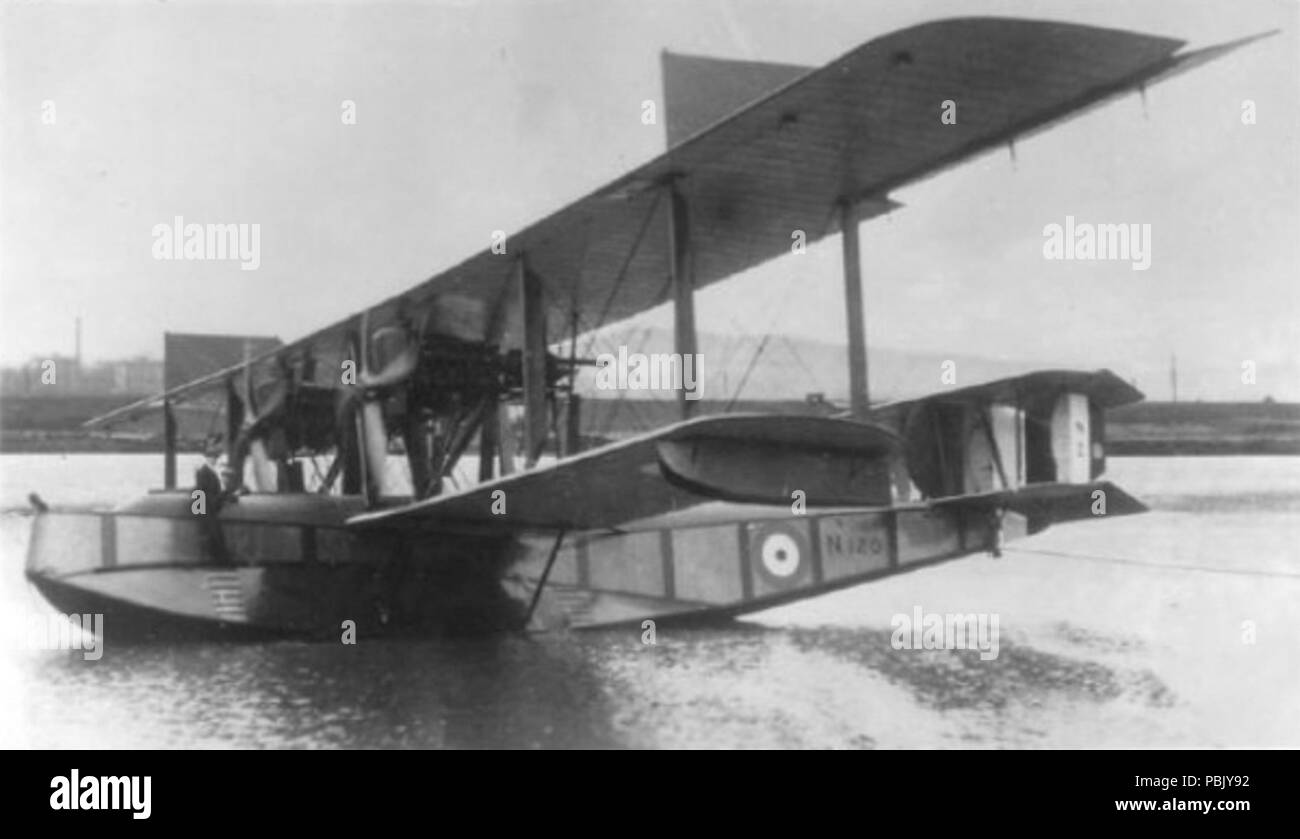 . Inglese: fotografia del corto N.3 Cromarty flying boat. Durante o prima di 1922 1316 corto N.3 Cromarty Foto Stock