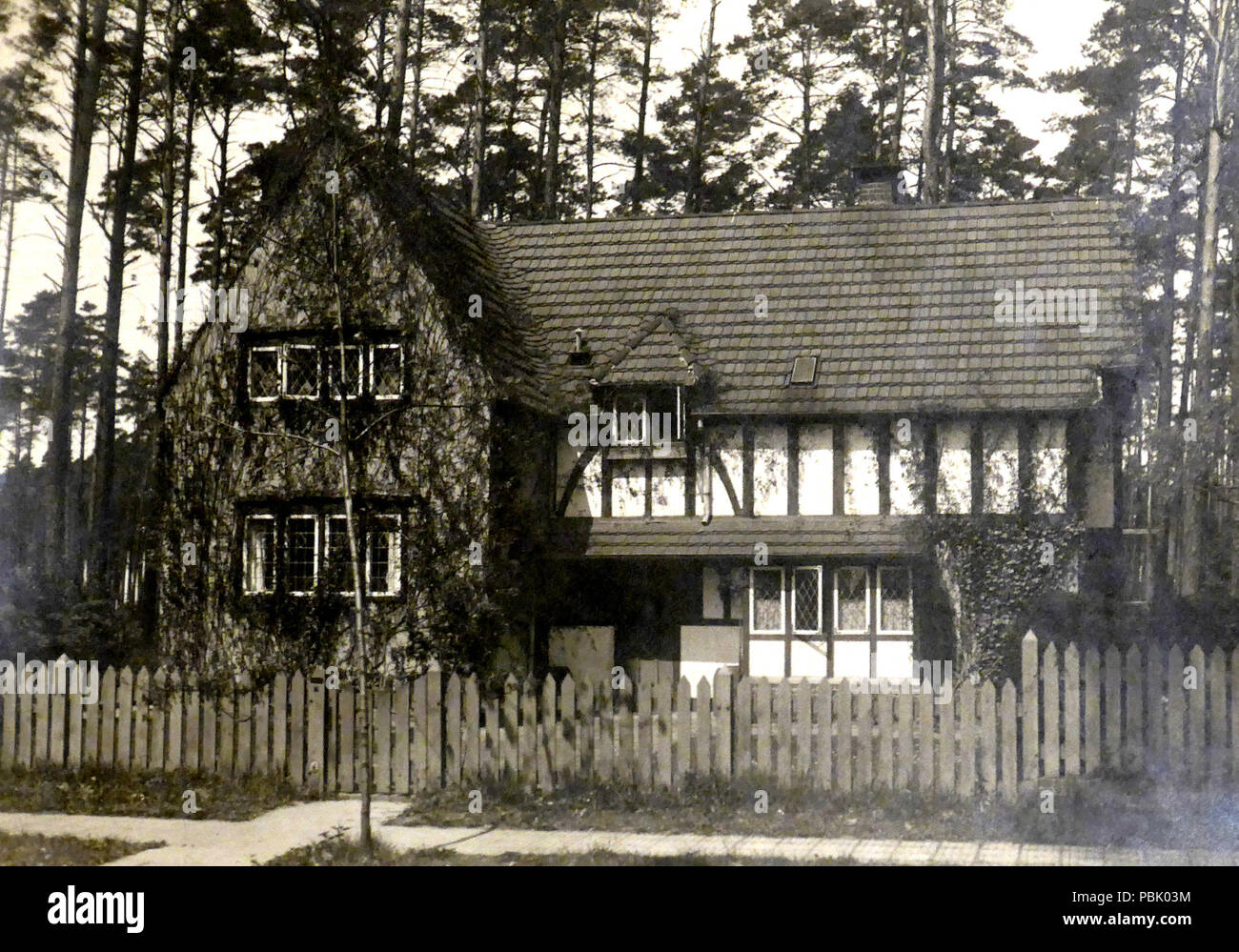 1296 Schulze-Haus Frohnau ca 1917 Foto Stock