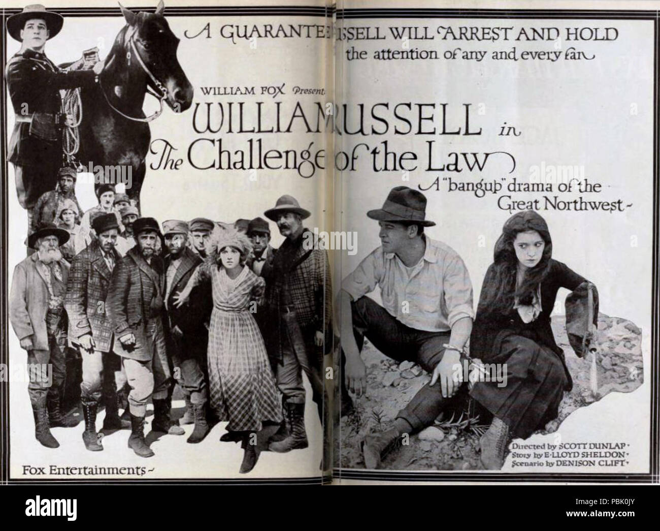 1622 La sfida della legge (1920) - 3 Foto Stock