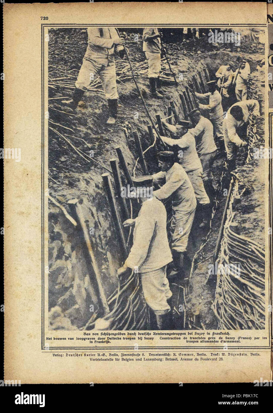 794 Illustrierter Kriegs-Kurier 2. Jahrgang Nr.45 720 Foto Stock