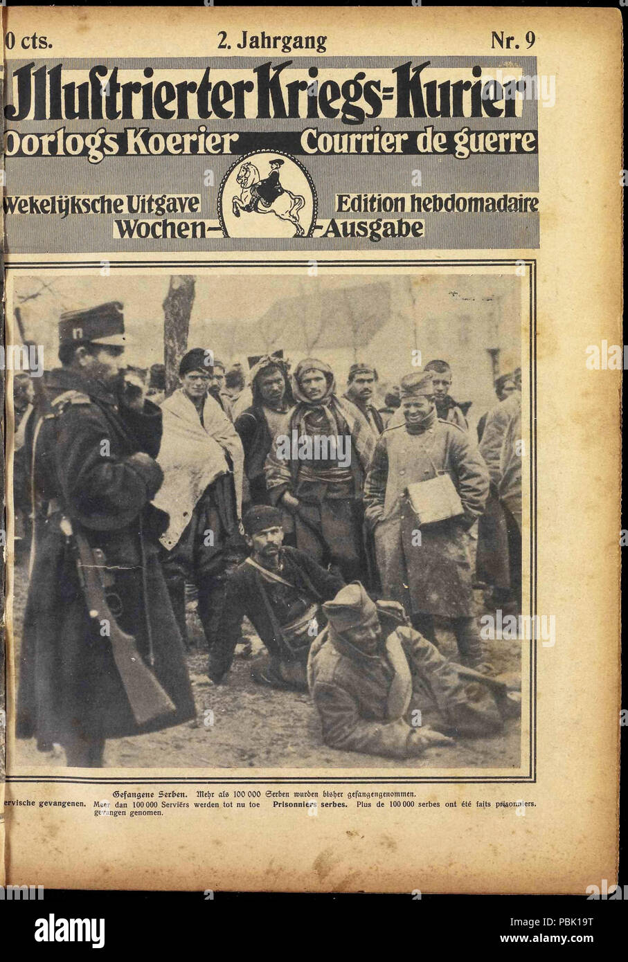 794 Illustrierter Kriegs-Kurier 2. Jahrgang Nr.9 129 Foto Stock