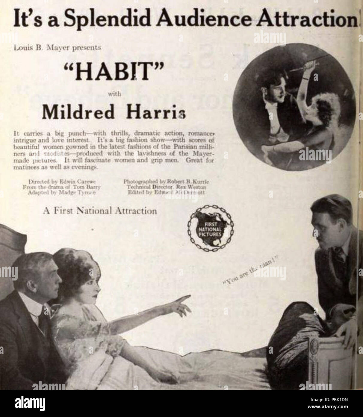 737 abitudine (1921) - 4 Foto Stock
