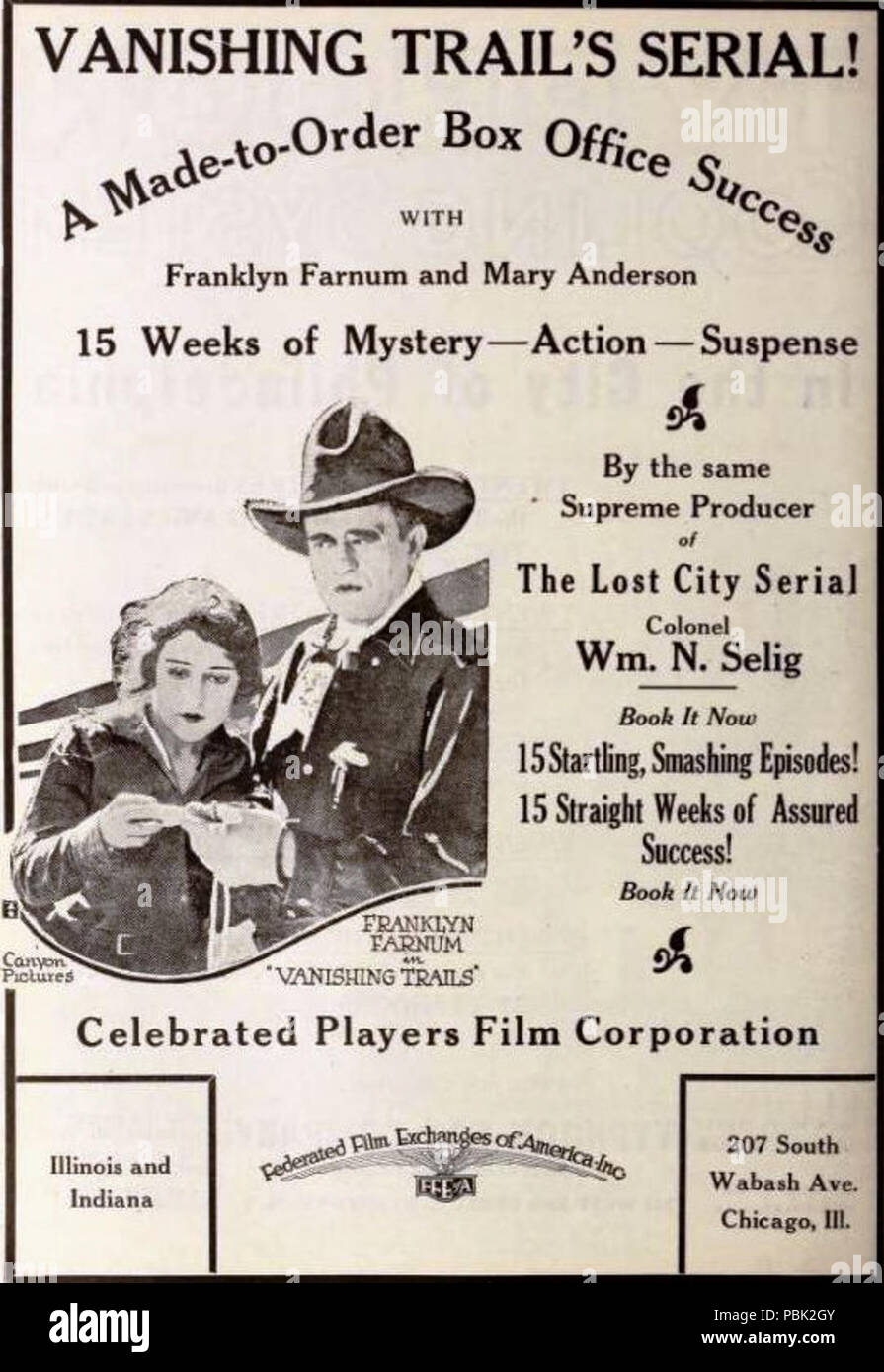 1800 sentieri di Fuga (1920) - 5 Foto Stock