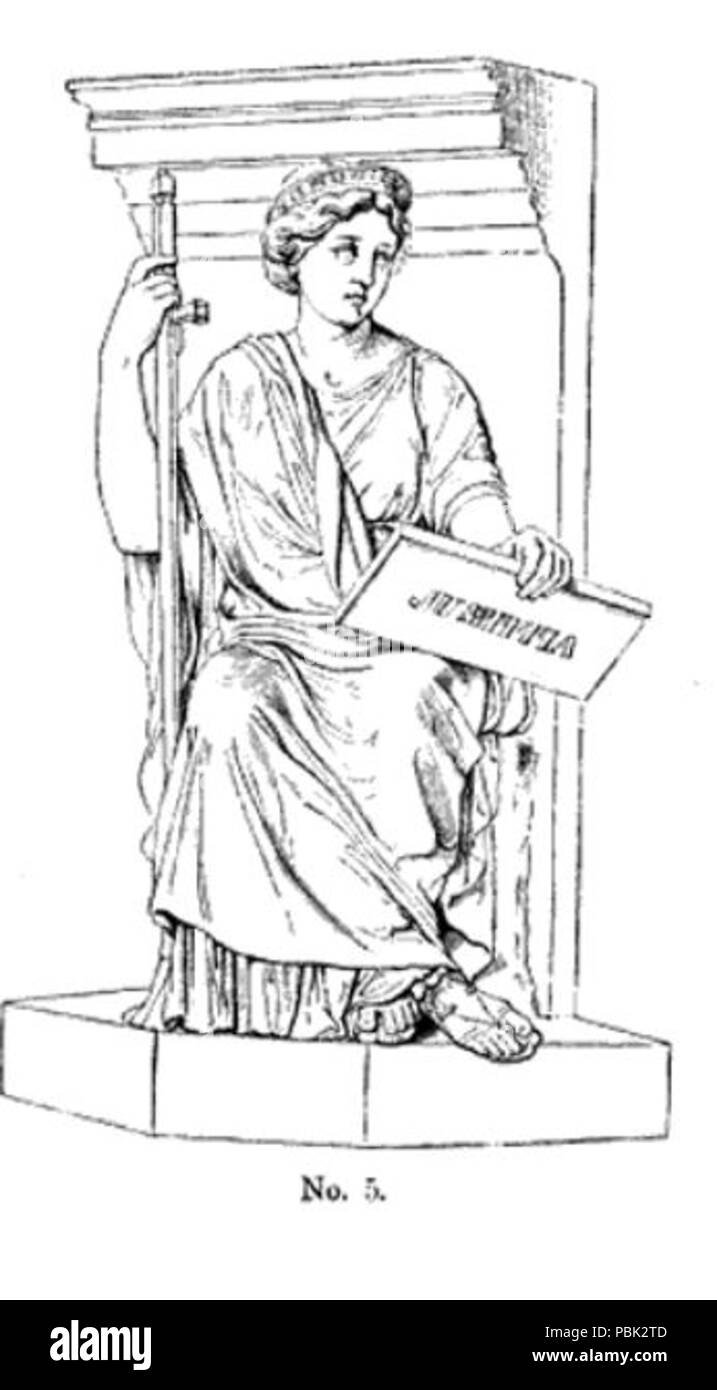 851 Giustizia Federico il Grande Statua equestre Foto Stock