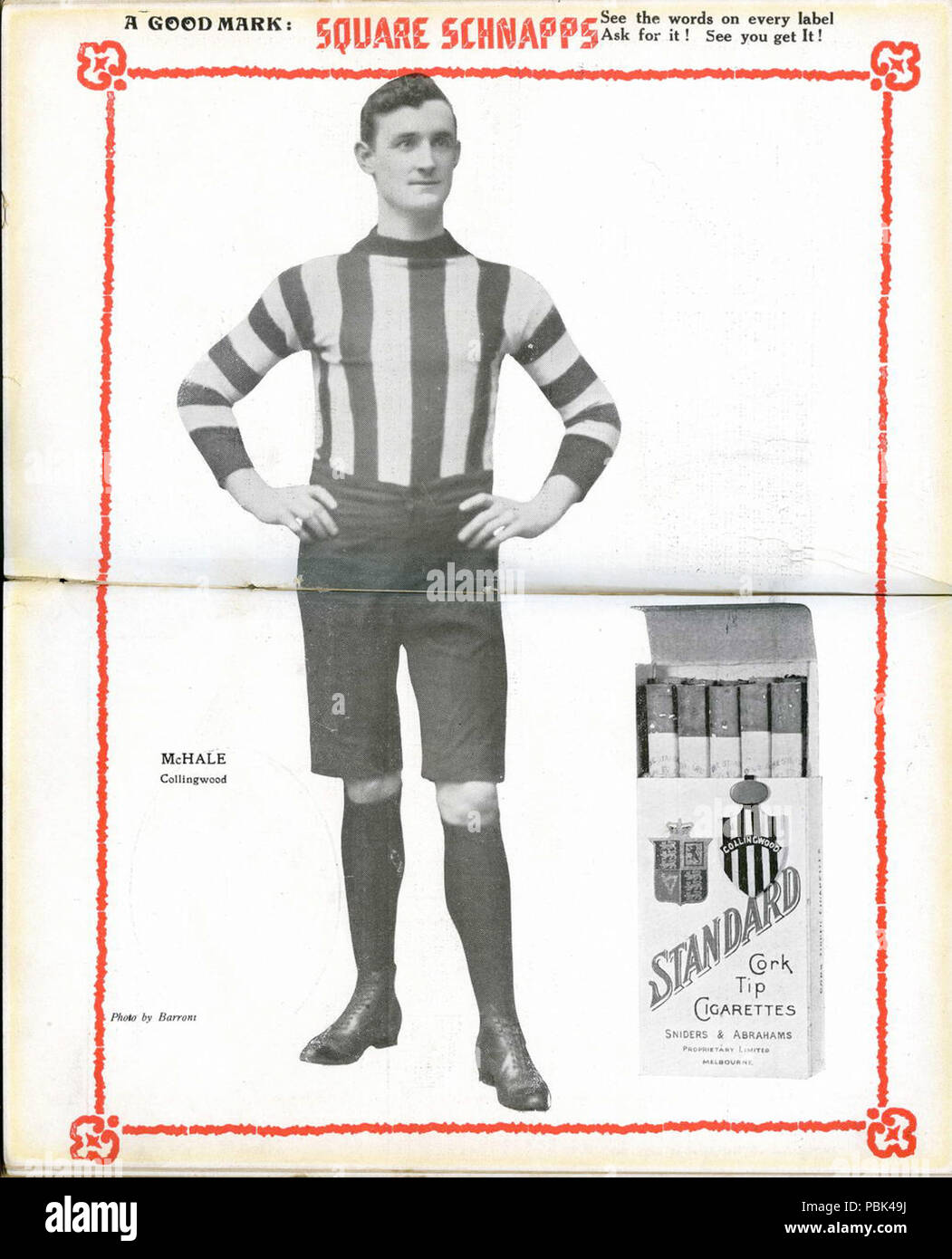 834 Jock McHale 1910 c Foto Stock