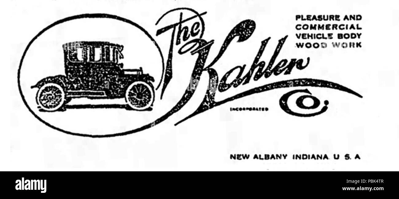 1647 Il Kahler Co. carta intestata ca. 1917 Foto Stock