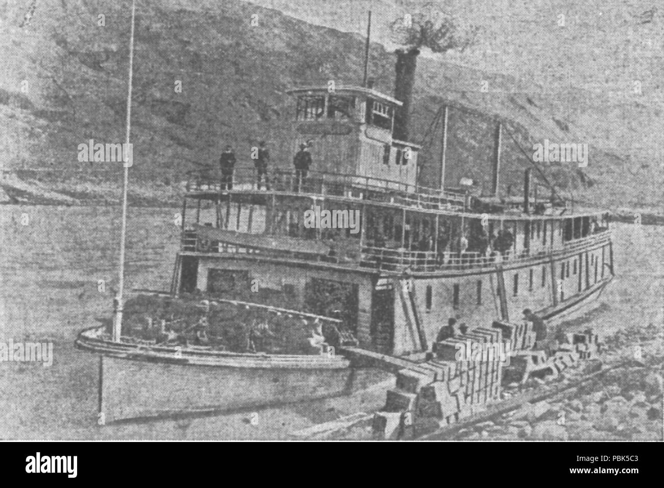 1845 WH Pringle (sternwheeler) 1906 Foto Stock