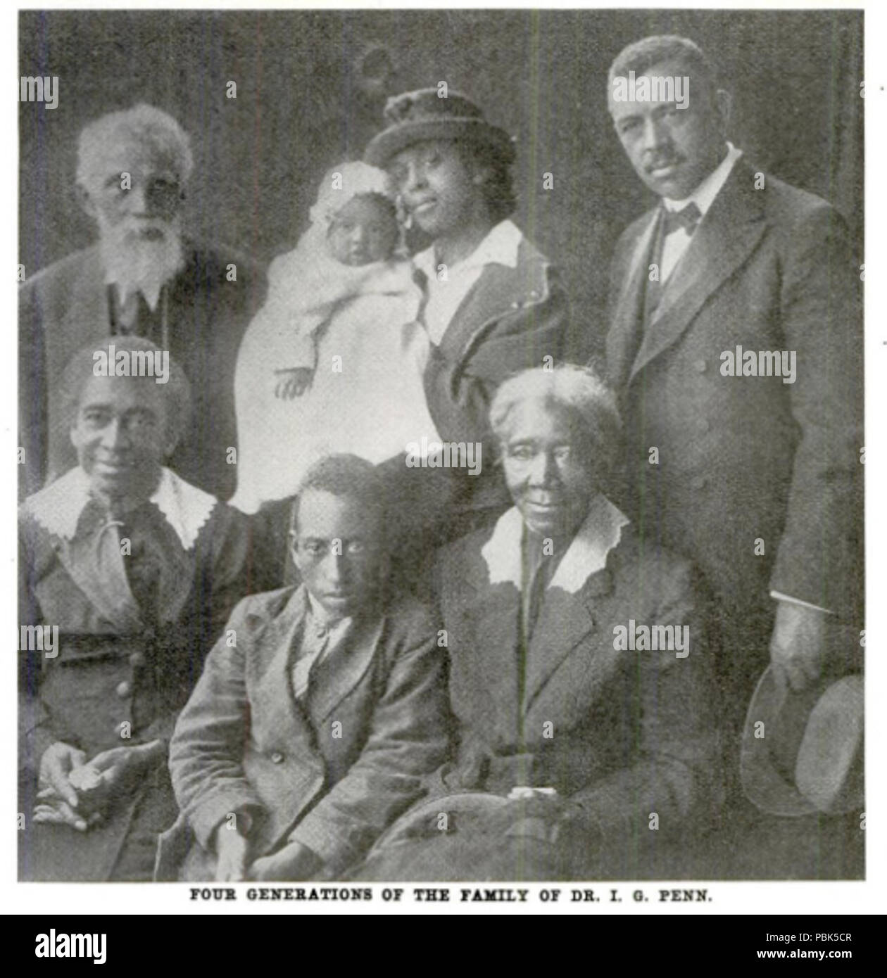 780 Ho Garland Penn e famiglia Foto Stock