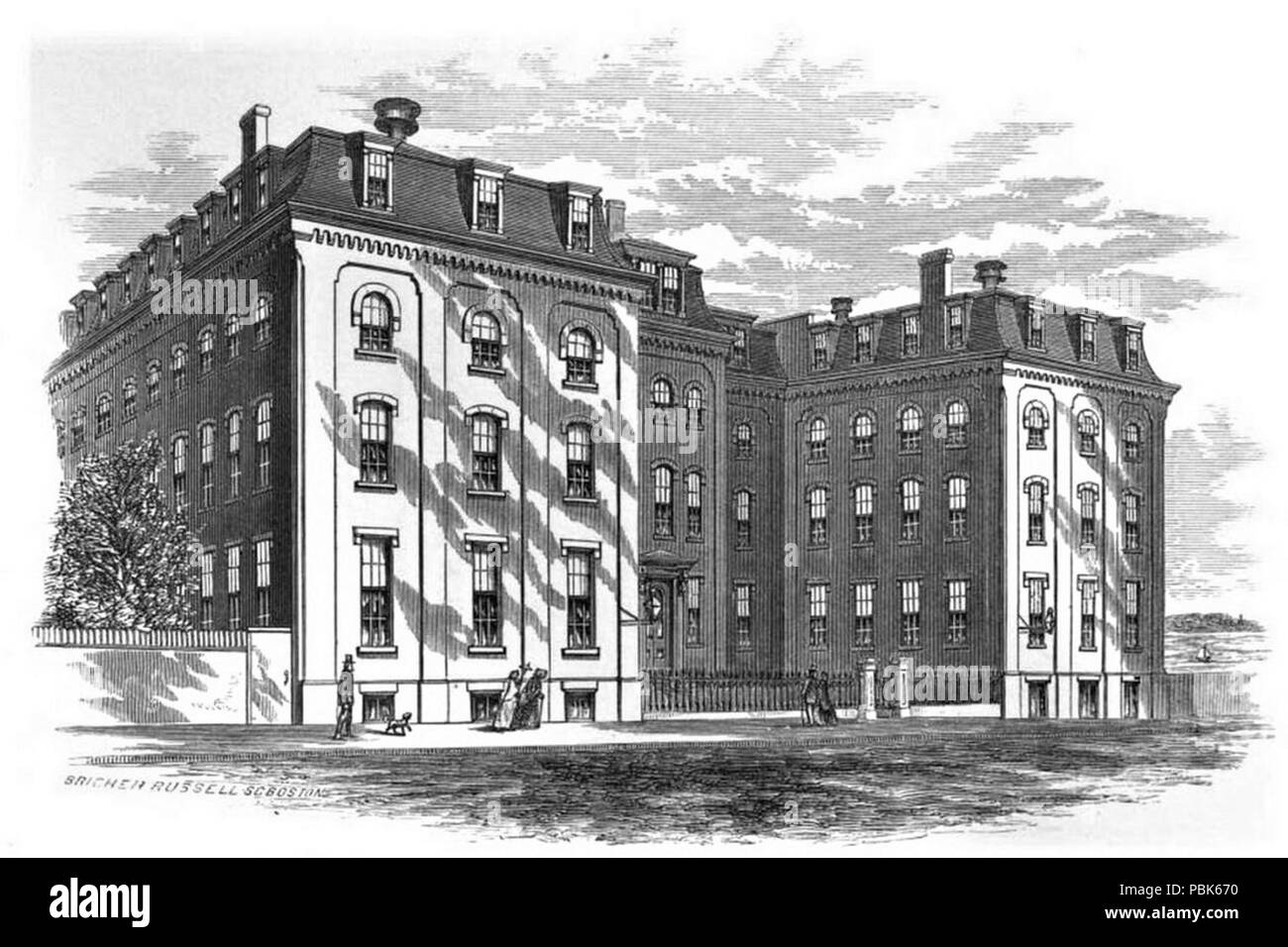 765 Casa per donne anziane, Boston, Massachusetts Foto Stock