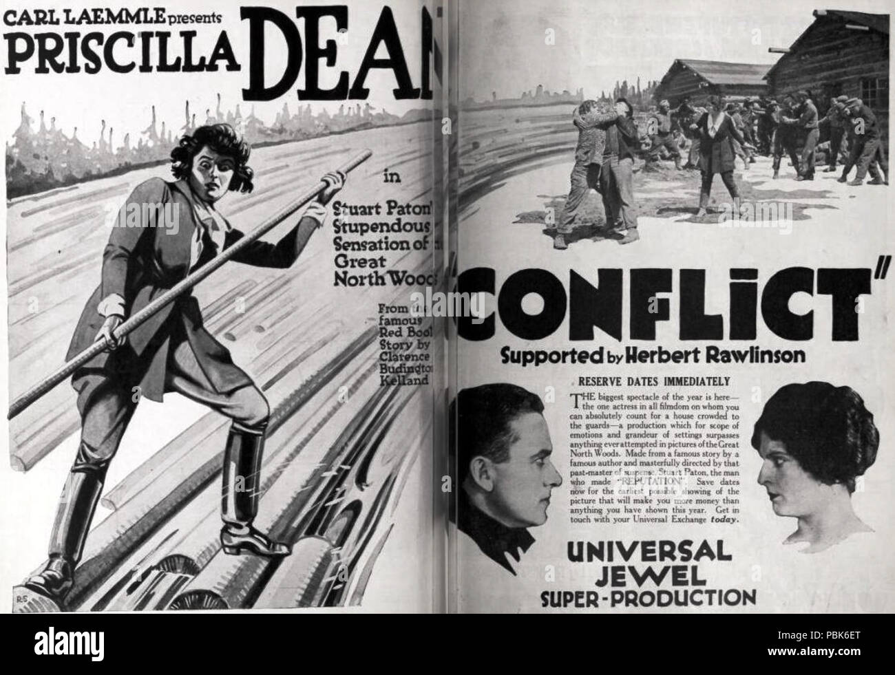 1625 Il conflitto (1921) - 4 Foto Stock