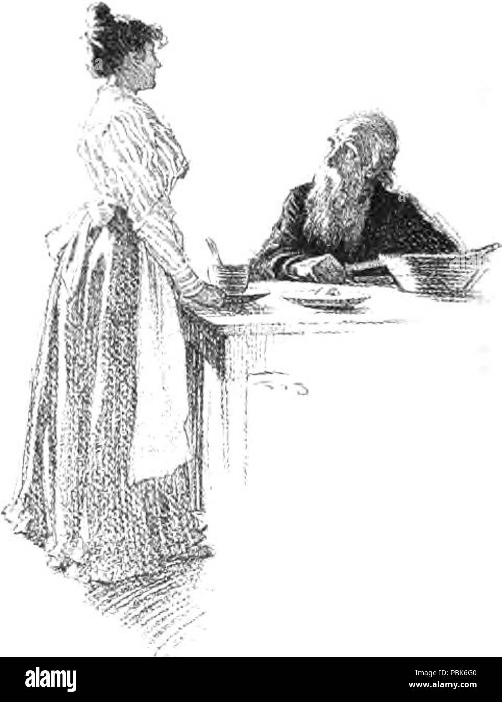 1151 P964, secolo Magazine, apr 1900--Pap Brigg fenomenali Hen-Food Foto Stock