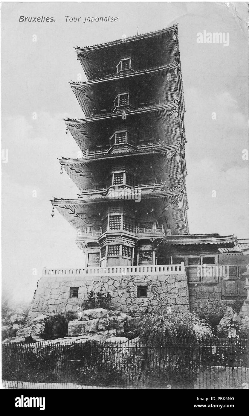 1768 Tour Japonaise 1909 Foto Stock