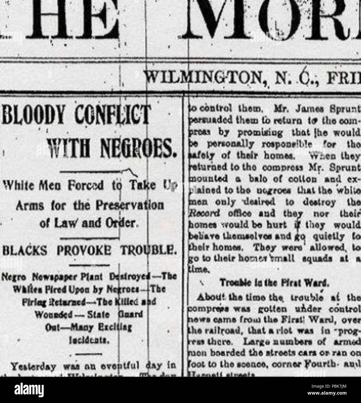 1059 Stella del mattino sanguinoso conflitto Foto Stock