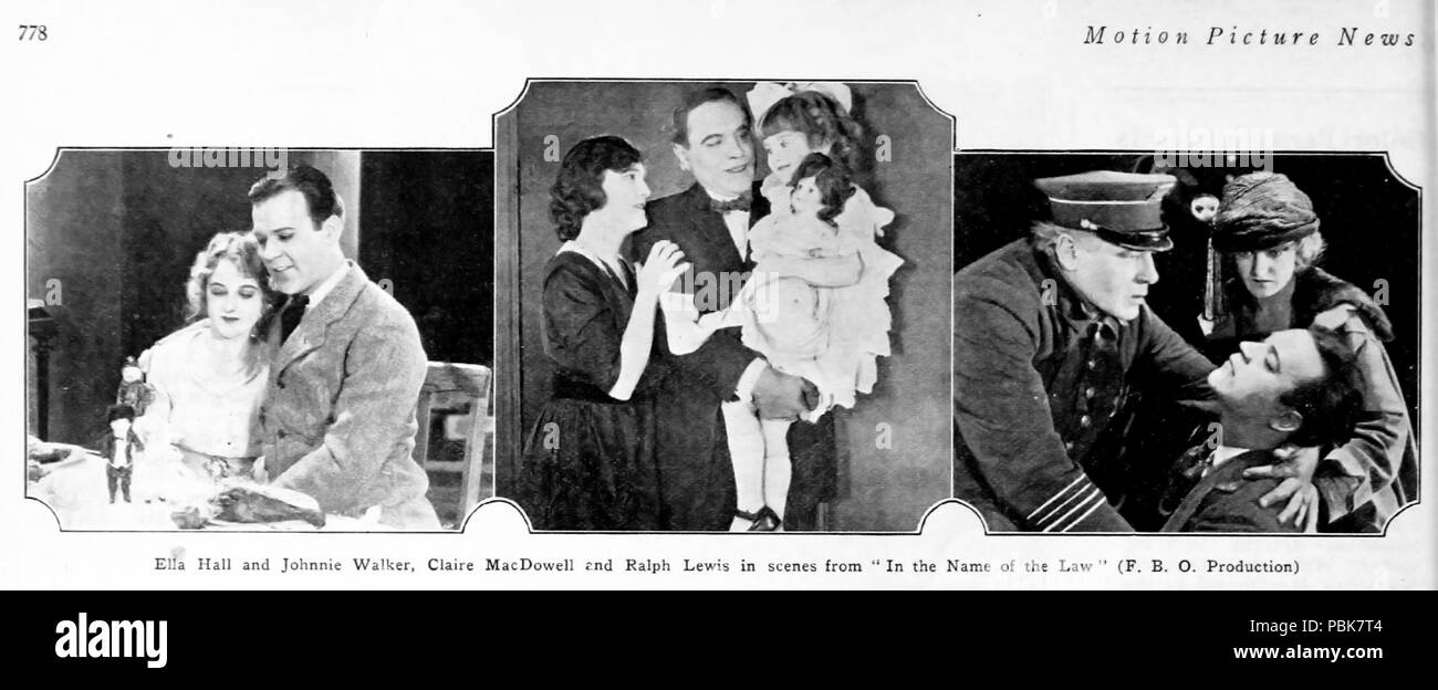 1574 foto da "In nome della legge" Foto Stock