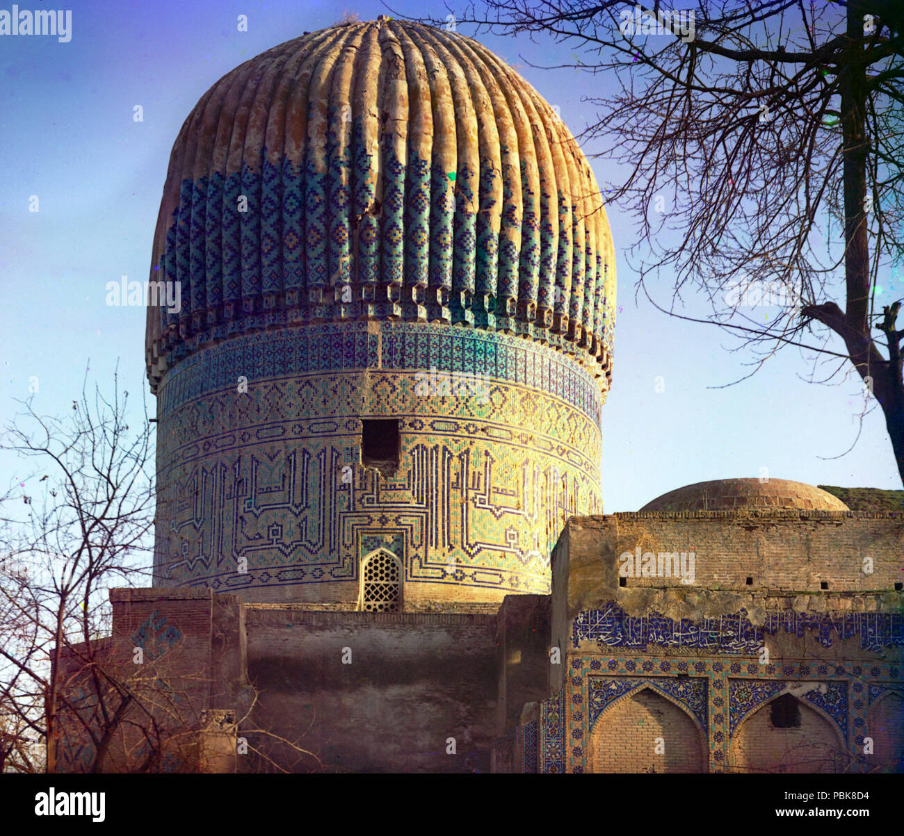 1755 Tomba di Timur-EST-side-Prokudin-Gorskii Foto Stock