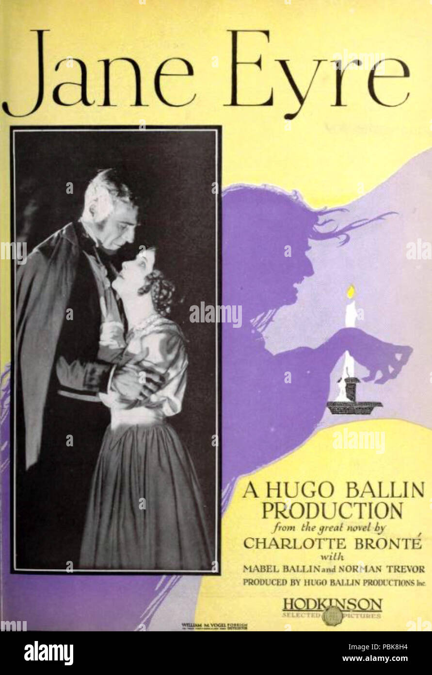 826 Jane Eyre (1921) - 5 Foto Stock
