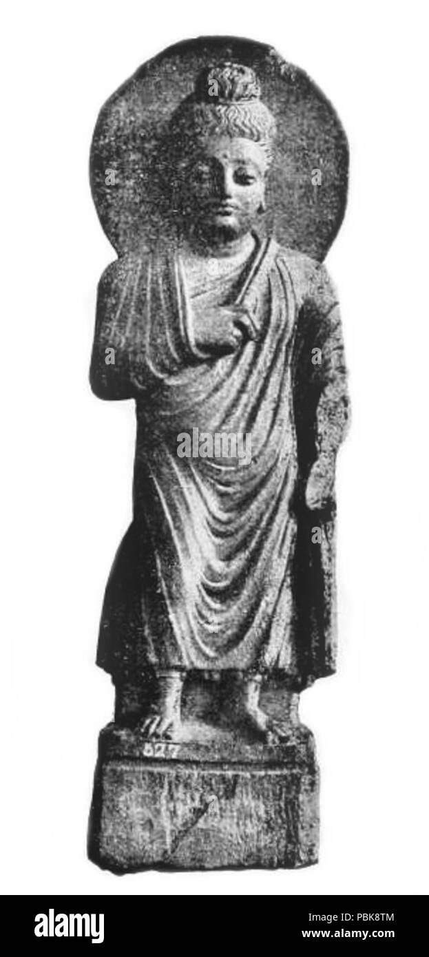 882 Lahore Museum Buddha Foto Stock