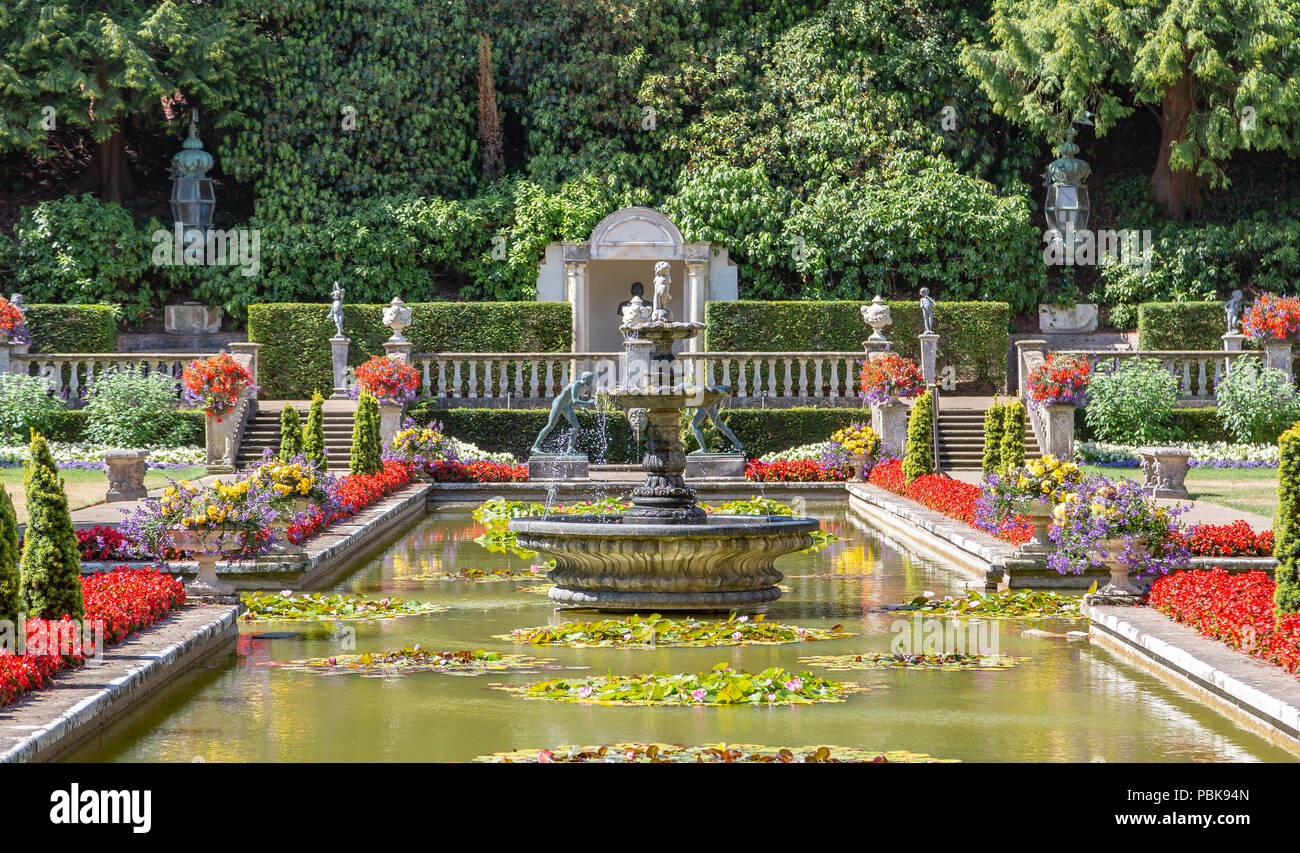 Compton Acres Poole Dorset Foto Stock